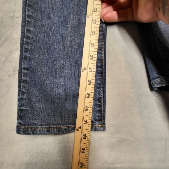 Gap Jeans Womens 12/31R Blue Premium Skinny Denim Five Pocket Classic Zip Fly - Picture 6 of 10